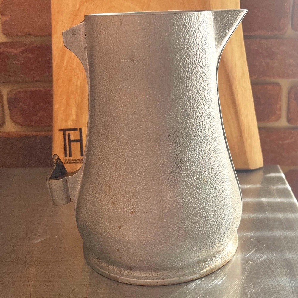 Vintage Guardian Service Heavy Aluminum Water Pitcher
